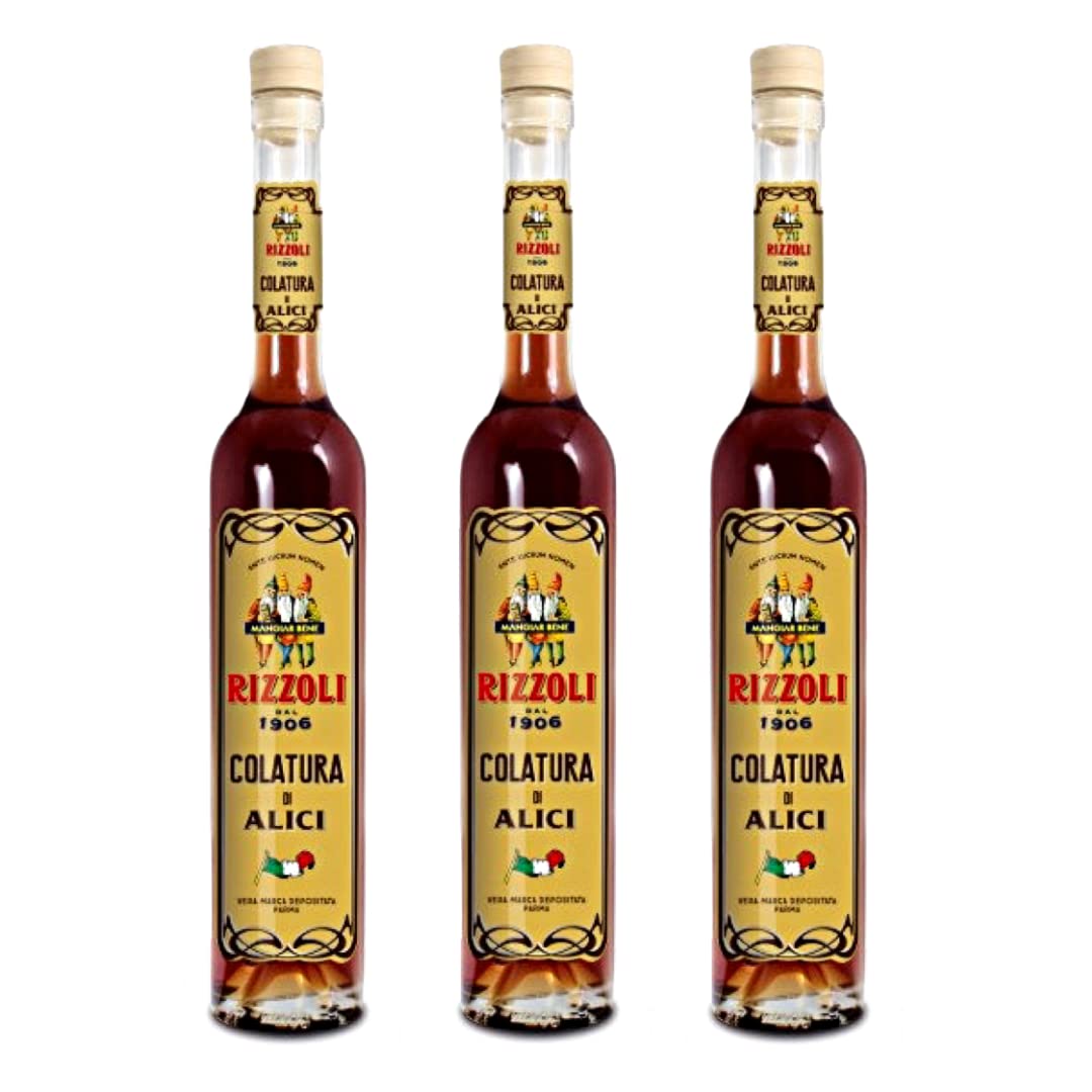 Rizzoli Anchovy Dressing Essence, Case of 4, 3.53 Fluid Ounce Bottles