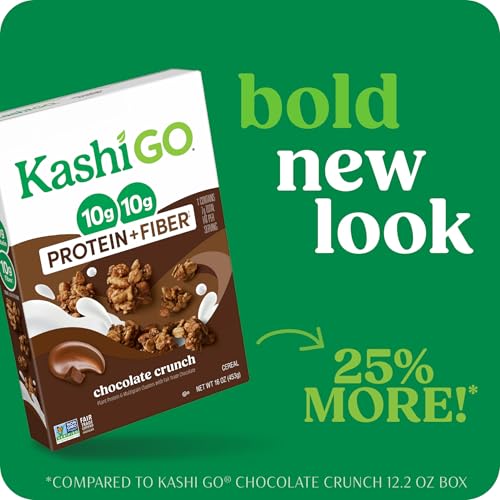 Kashi GO Chocolate Crunch Cereal, 16 Oz Boxes, Case of 10