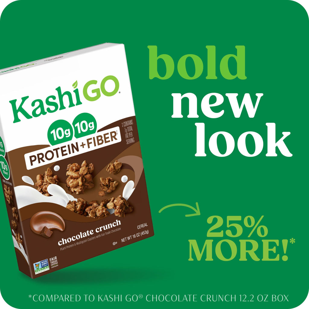 Kashi GO Chocolate Crunch Cereal, 16 Oz Boxes, Case of 10