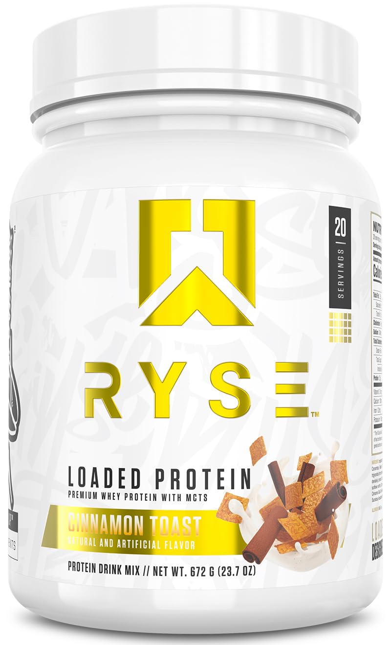 RYSE Cinnamon Toast Core Protein Powder, 1.5 Lb Tub