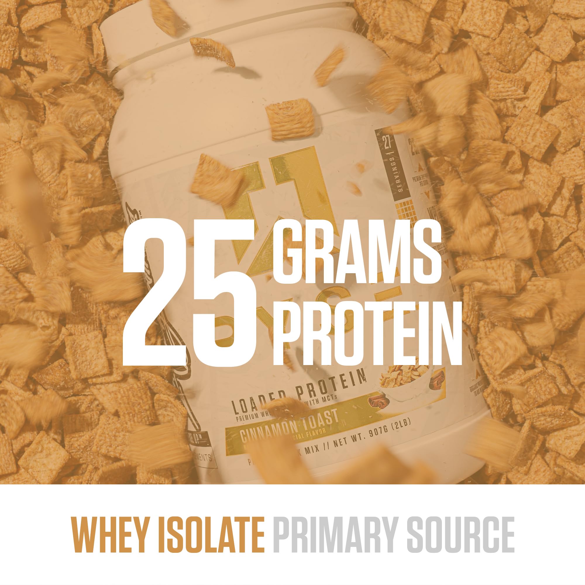 RYSE Cinnamon Toast Core Protein Powder, 1.5 Lb Tub