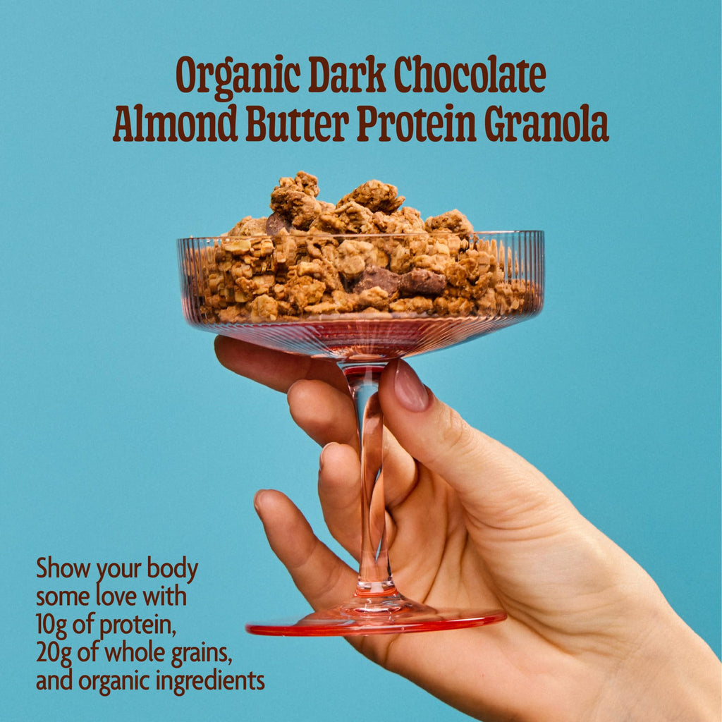 Love Crunch Organic Chocolate Almond Butter Protein Granola, Case of 6, 11 Ounce Pouches