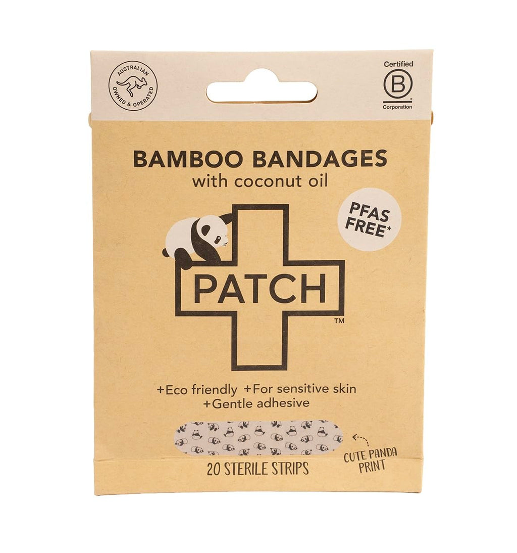 Patch Kids Coconut Bamboo Bandages, Case of 5, 20 Count Boxes