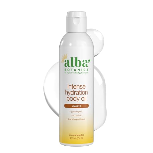 Alba Botanica Hawaiian Deep Moisturizing Kukui Nut Body Oil, 8.5 oz