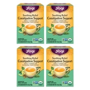 Yogi Organic Soothing Relief Constipation Support Tea, Case of 6, 16 Bags per Box