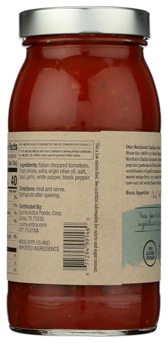 Cucina Antica Nonna Recipe Homemade Sauce, Case of 6, 25 oz Jars