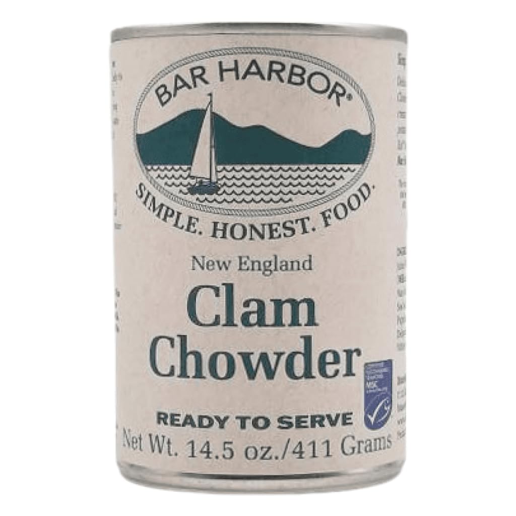 Bar Harbor Ready to Serve Clam Chowder, Case of 6, 14.5 oz