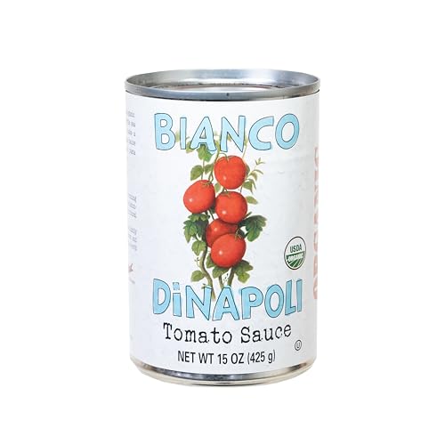 Bianco DiNapoli Organic Tomato Sauce, Case of 12, 15 oz