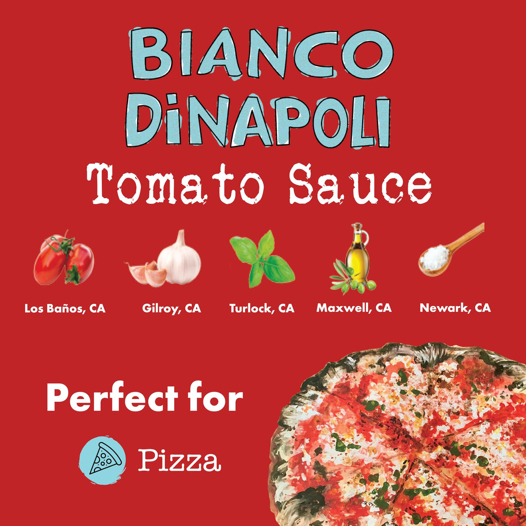 Bianco DiNapoli Organic Tomato Sauce, Case of 12, 15 oz
