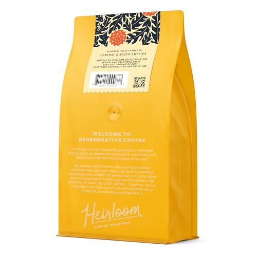 Heirloom Coffee Roasters Organic Sugar Phoenix Blend Coffee, Case of 6, 12 oz