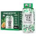 Just Ice Tea Organic Dragon Green Tea, Case of 6, 4 Count, 12 fl oz Cans
