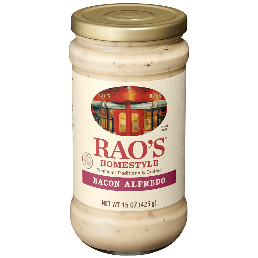 Rao's Homemade Bacon Alfredo Sauce, Case of 6, 15 oz Each