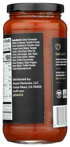 TRUFF Black Truffle Marinara Sauce, Case of 6, 18 Ounce