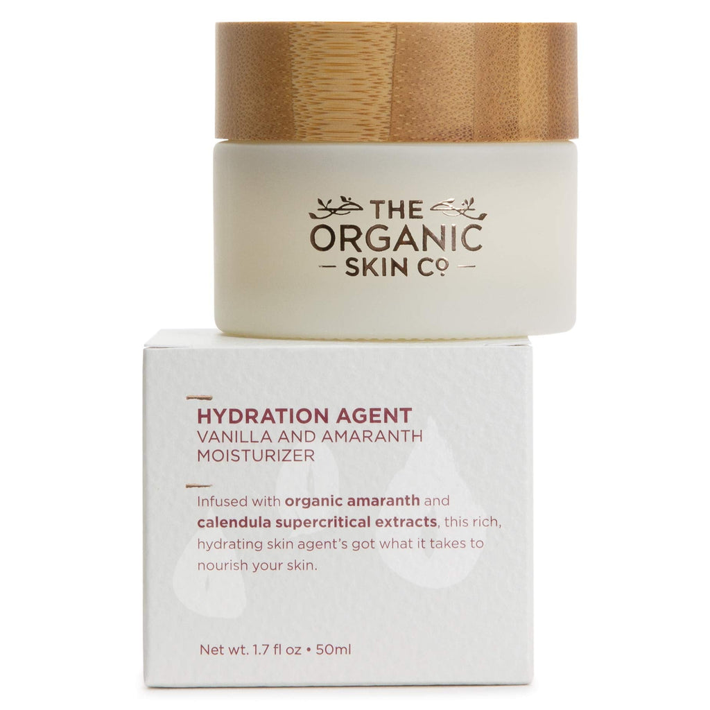 The Organic Skin Co Hydration Agent Face Cream Moisturizer, 1.7 Fluid Ounce