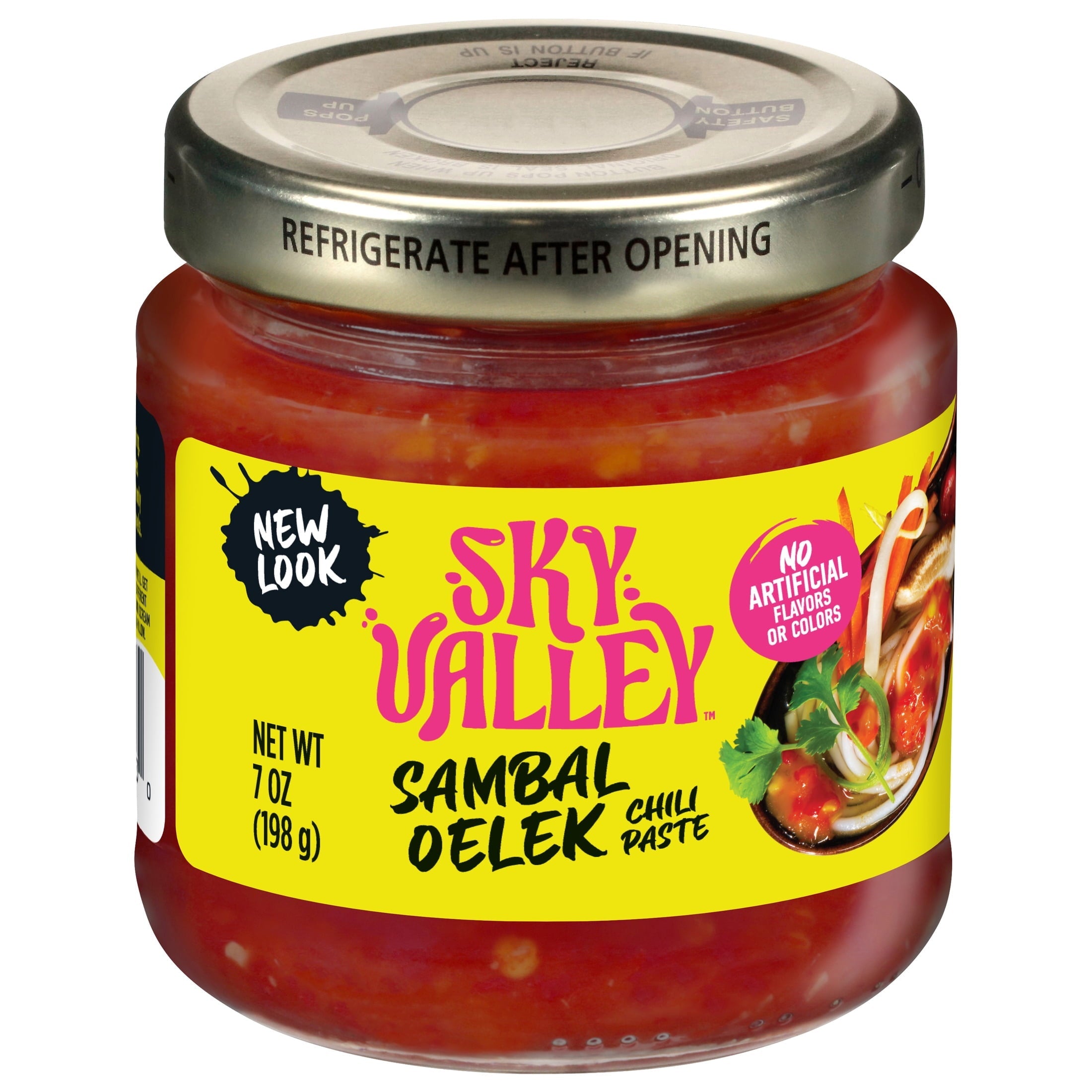 Sky Valley Sambal Oelek Chili Paste, Case of 6, 7 oz