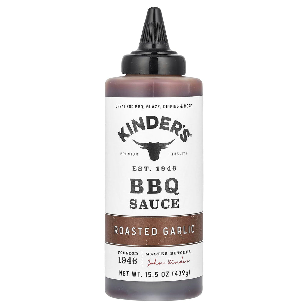 Kinder's Roasted Garlic Barbecue Sauce, Case of 6, 15.5 oz
