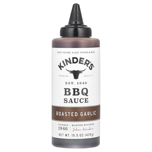 Kinder's Roasted Garlic Barbecue Sauce, Case of 6, 15.5 oz