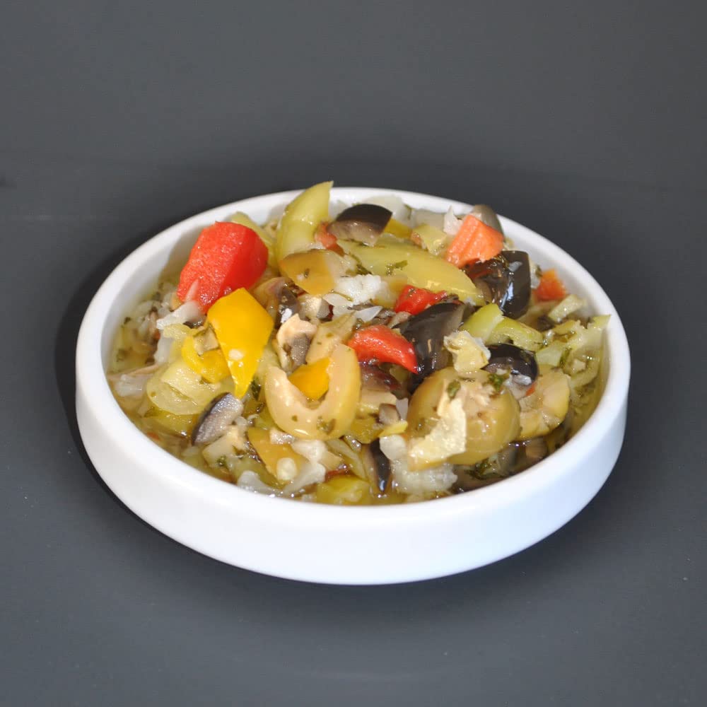 DeLallo Giardiniera Pickled Mixed Vegetables, Case of 6, 25.5 oz