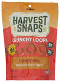 Harvest Snaps Honey BBQ Crunch Loops, Case of 12, 2.5 oz Each