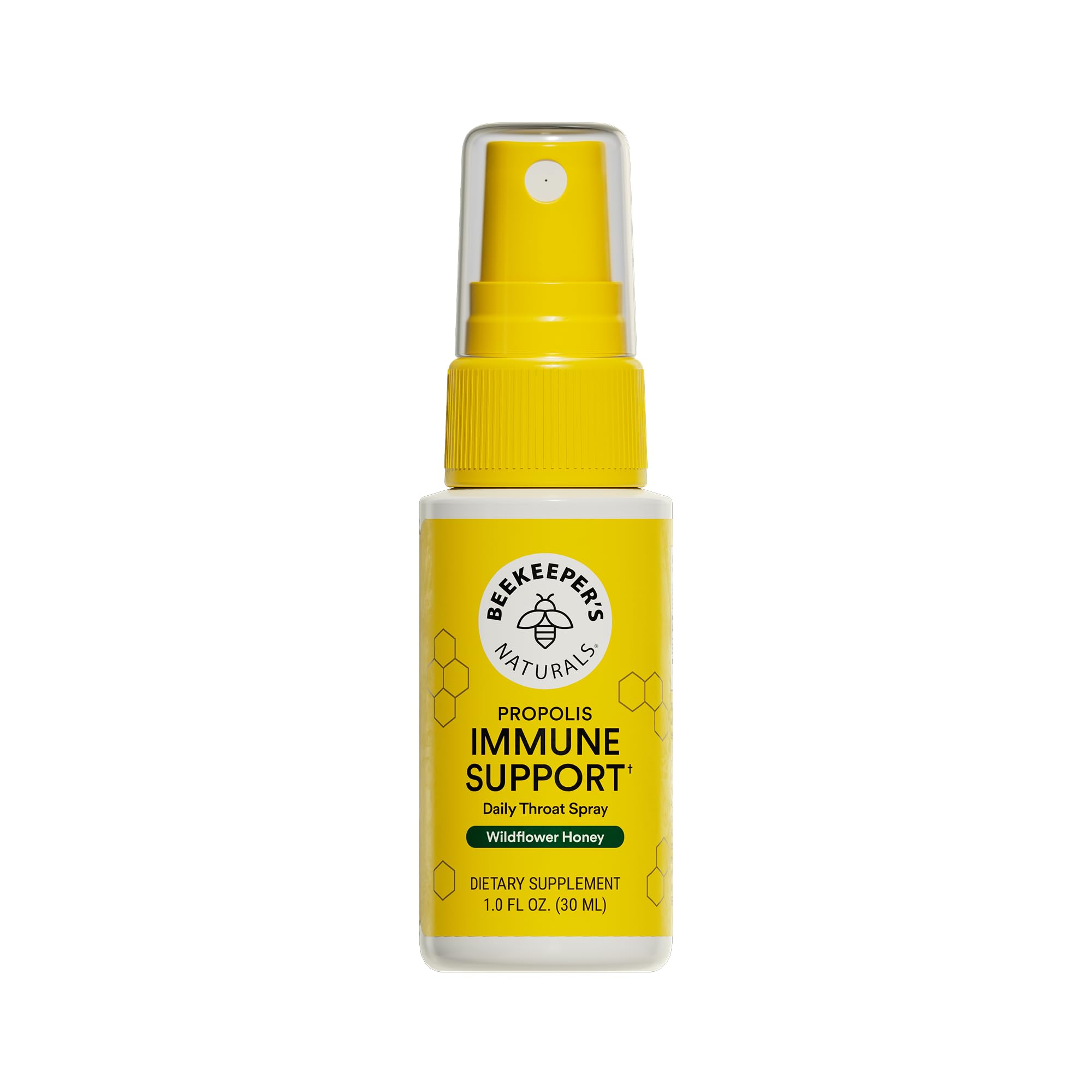 Beekeeper's Naturals B.Immune Propolis Throat Spray, Case of 6, 1 fl oz