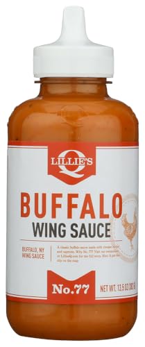 Lillie's Q Buffalo Wing Sauce, Case of 6, 13.5 Fluid Ounce Bottles