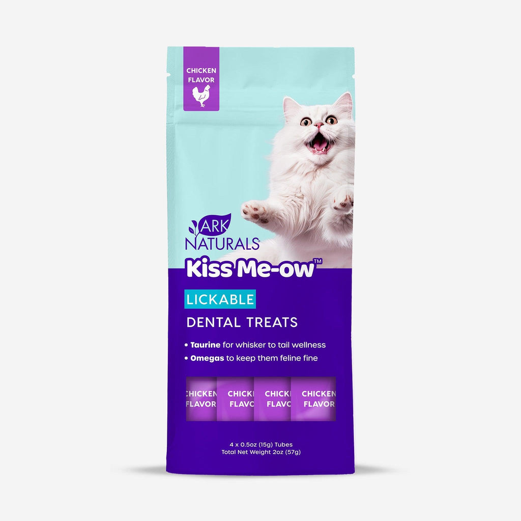 Ark Naturals Lickable Brushless Toothpaste Chicken Dental Treat, Case of 6, 2 Ounce Tubes
