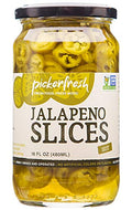 Pickerfresh Jalapeno Slices, Case of 6, 16 Fluid Ounce Jars
