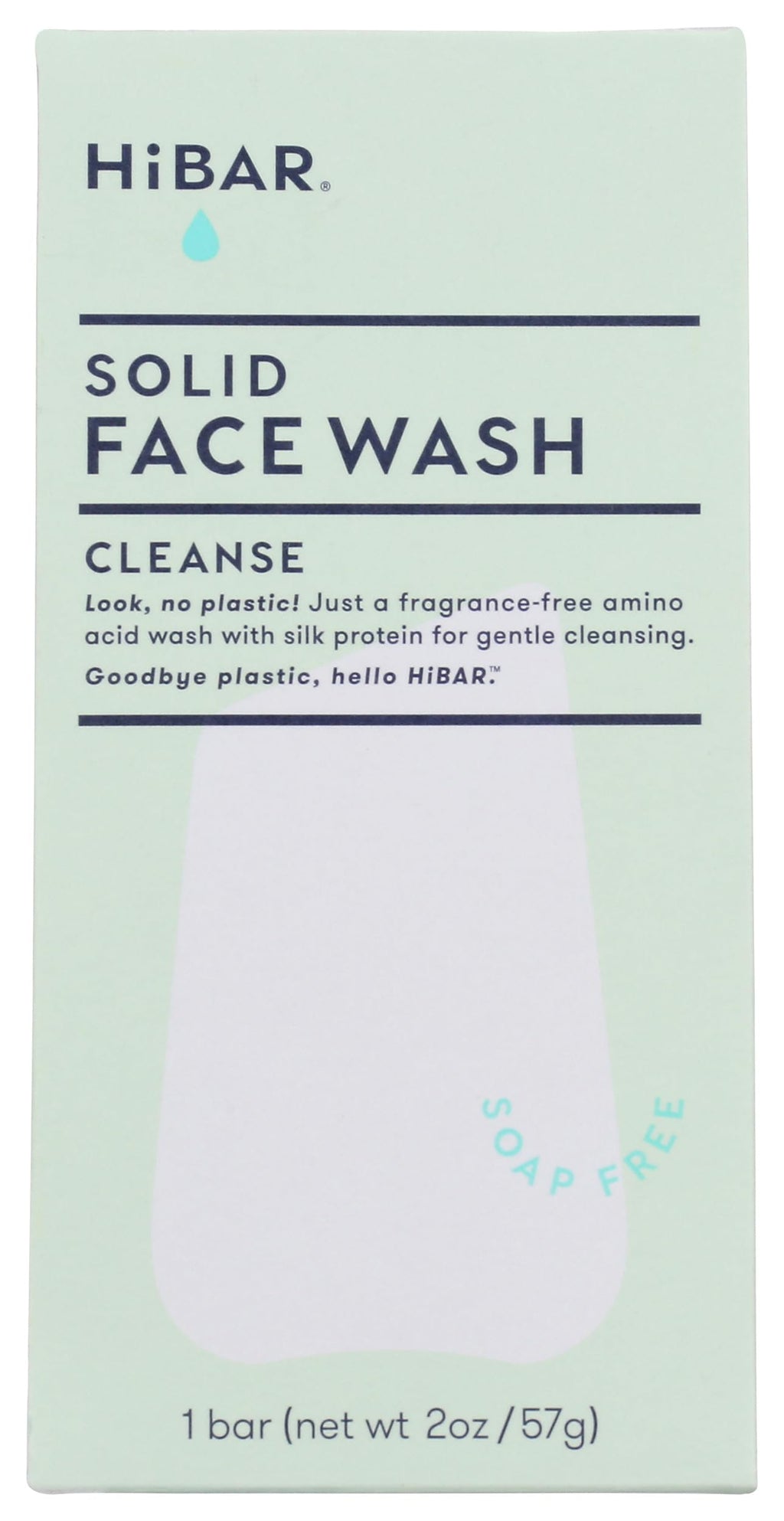 HiBar Solid Cleanse Face Wash, 2.4 Ounce