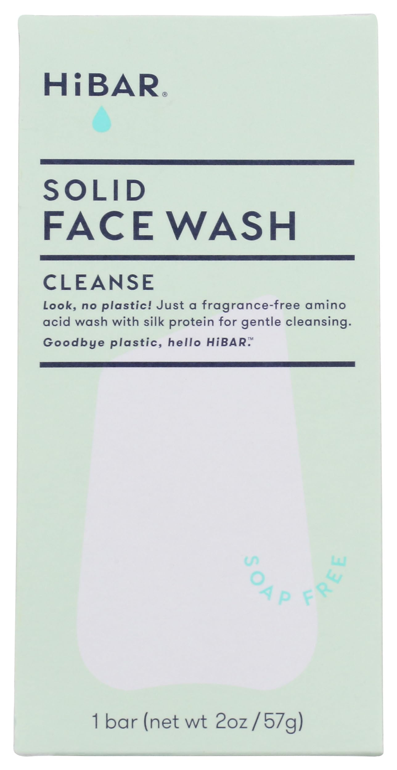 HiBar Solid Cleanse Face Wash, 2.4 Ounce
