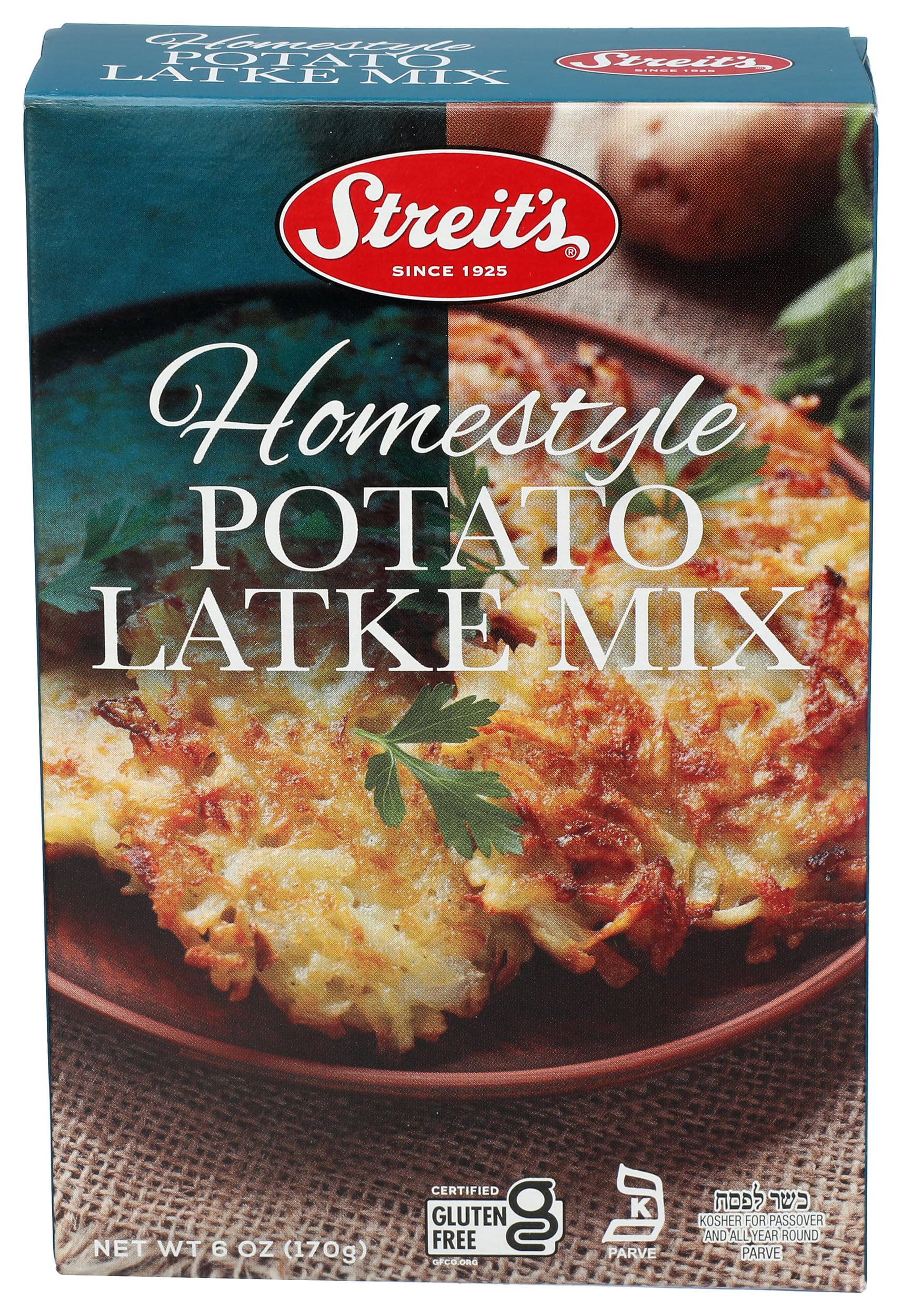 Streit's Homestyle Potato Latke Mix, Case of 12, 6 Ounce