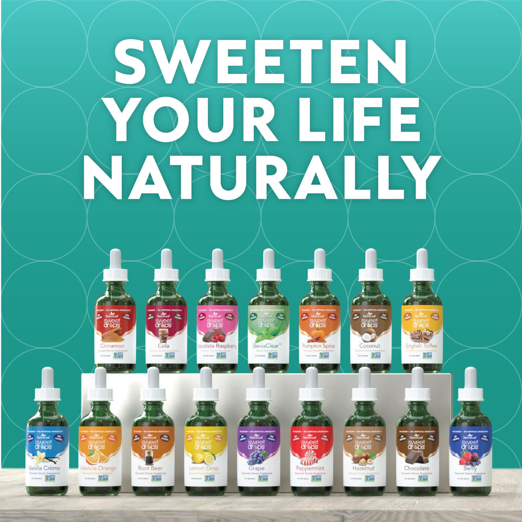 SweetLeaf Sweet Drops Hazelnut Stevia Sweetener, Case of 6, 2 fl oz