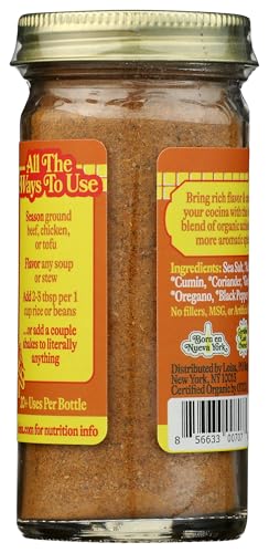 Loisa Organic Sazon Seasoning, Case of 6, 2.3 oz Containers