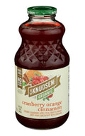 RW Knudsen Family Organic Cranberry Orange Cinnamon Juice, Case of 6, 32 Fluid Ounce