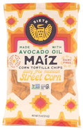 Siete Mexican Street Corn Tortilla Chips, Case of 6, 7.5 Ounce Bags