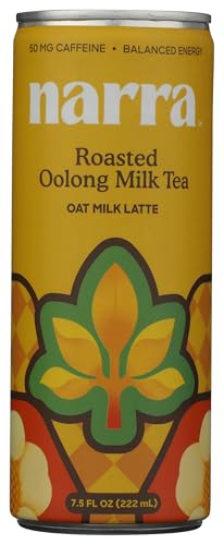 Narra Oat Milk Oolong Latte, Case of 12, 7.5 Fluid Ounce