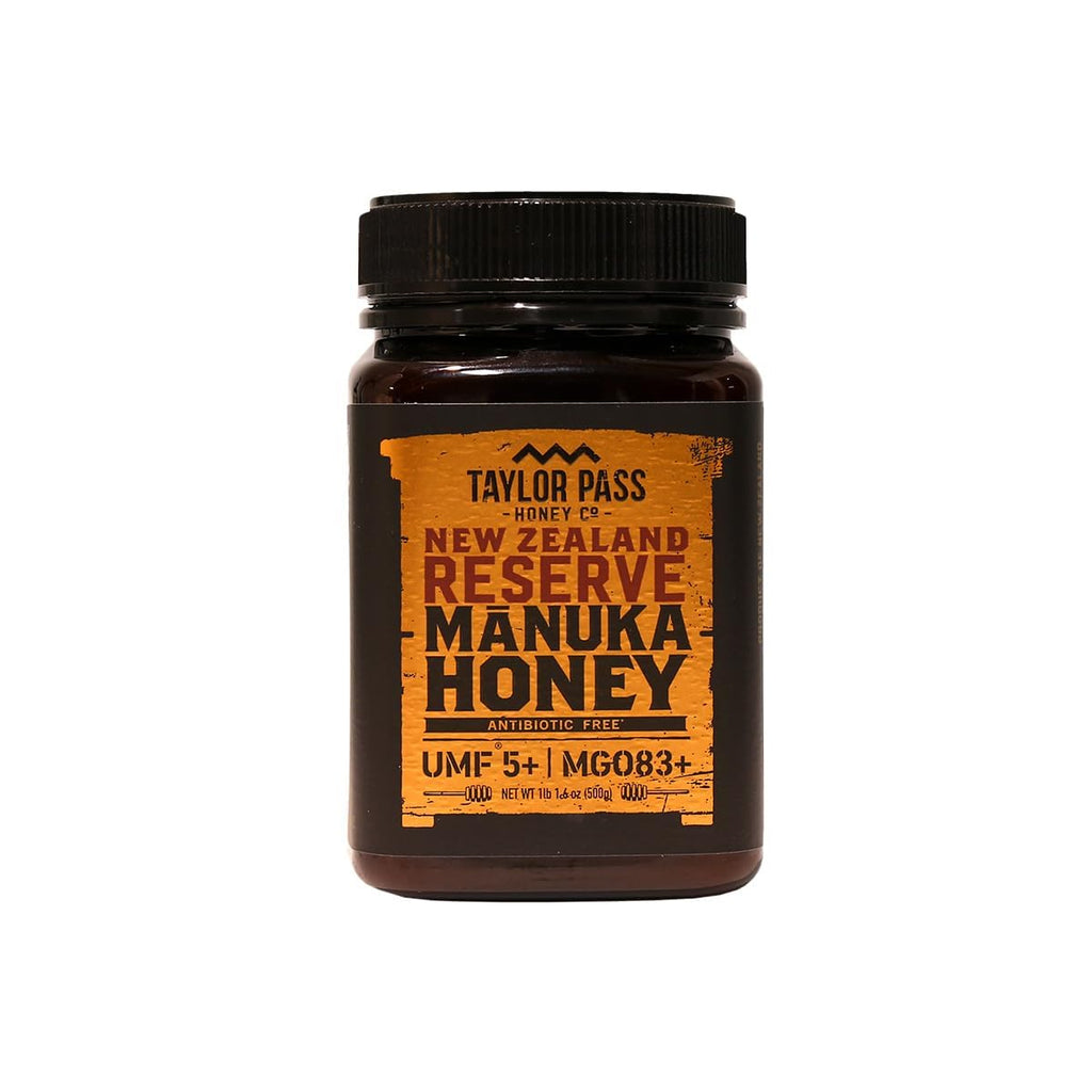Taylor Pass Honey UMF 5+ Manuka Honey, Case Of 6, 17.6 Oz