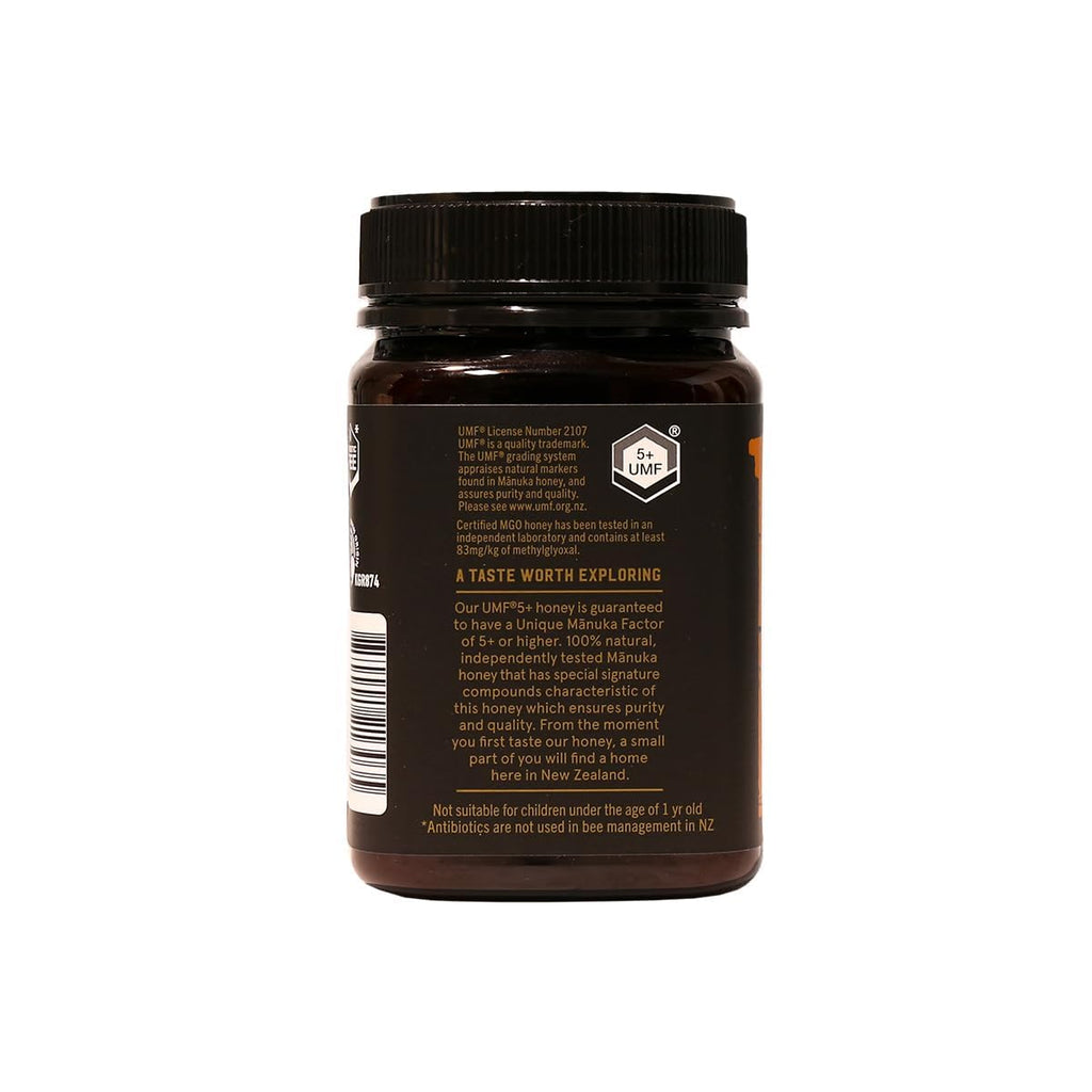 Taylor Pass Honey UMF 5+ Manuka Honey, Case Of 6, 17.6 Oz