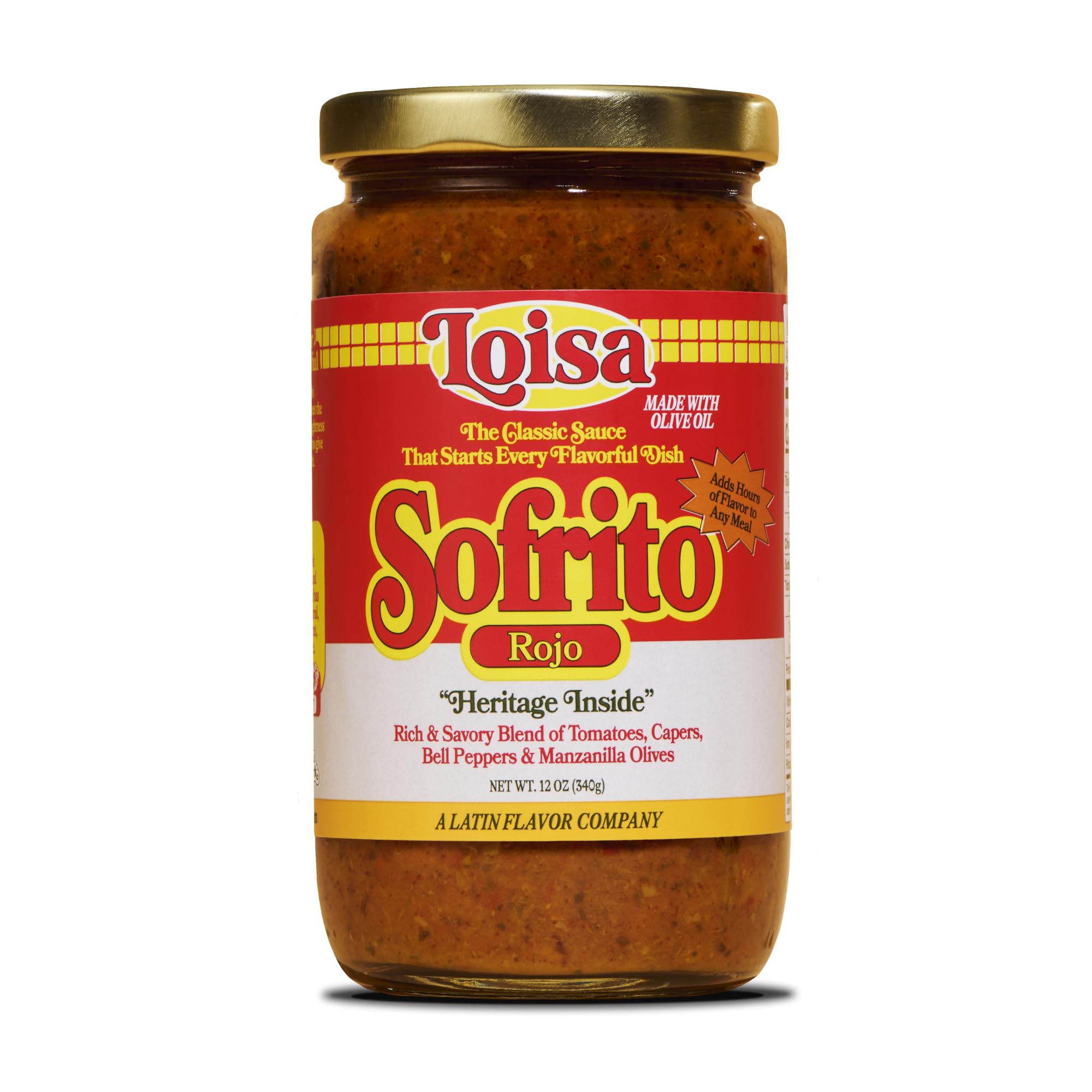 Loisa Sofrito Rojo Cooking Sauce, Case Of 6, 12 Oz