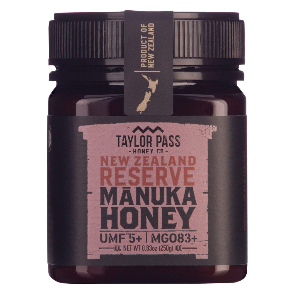 Taylor Pass Honey UMF 5+ Manuka Honey, Case Of 6, 8.83 Oz