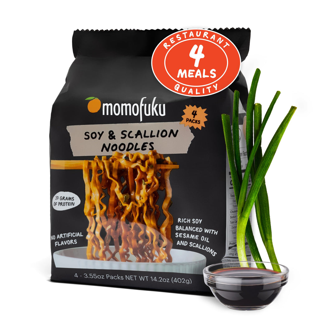 Momofuku Soy And Scallion Noodles, Case Of 8, 14.2 Oz