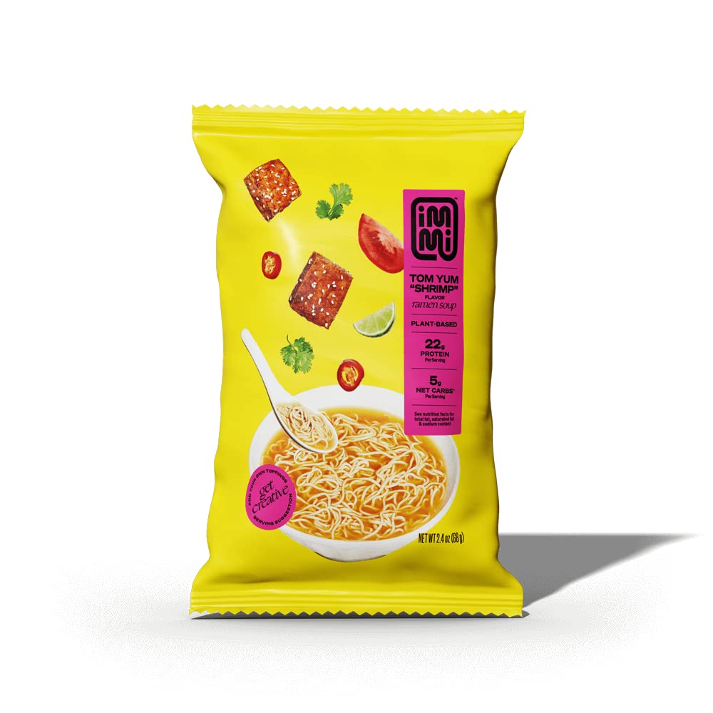 Immi Tom Yum Ramen, Case of 6, 2.6 Oz Packs