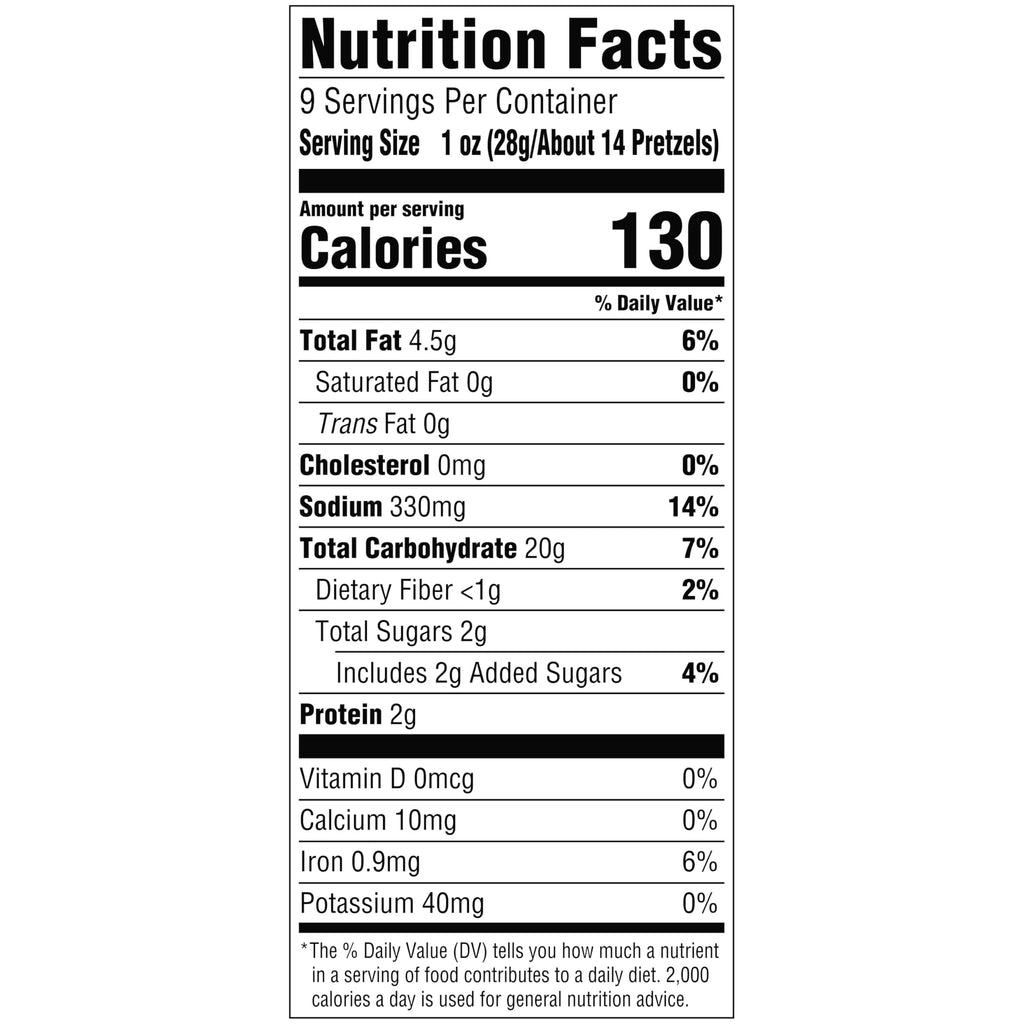 Snack Factory Honey Mustard Pretzel Snack Bites, Case of 12, 9 oz Bags