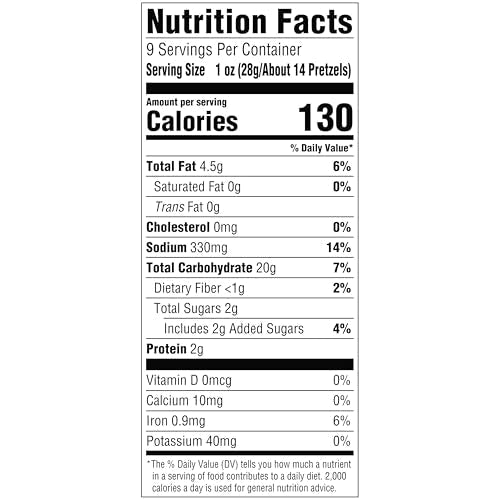 Snack Factory Honey Mustard Pretzel Snack Bites, Case of 12, 9 oz Bags