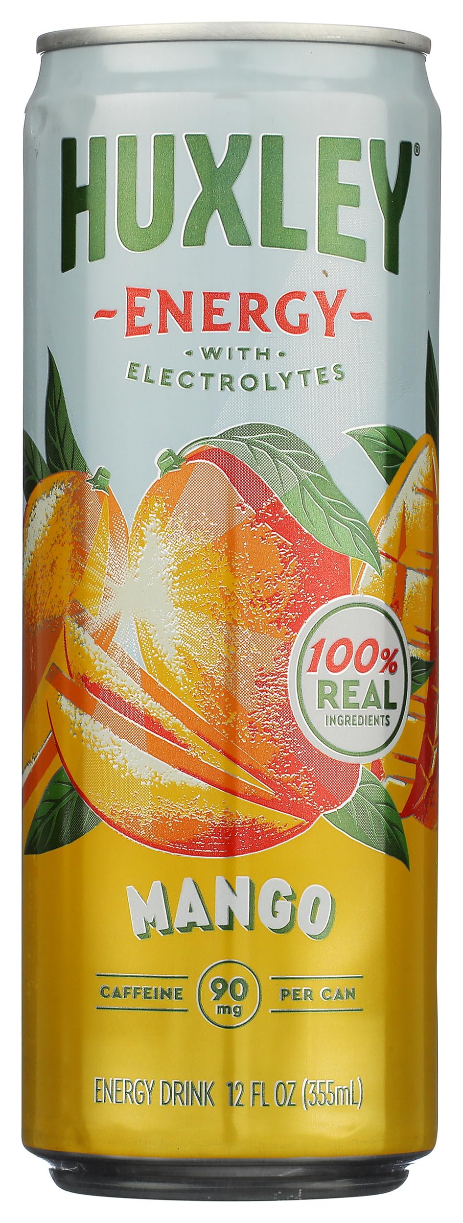 Huxley Mango Mesa Energy Drink, Case of 12, 12 Fl Oz Cans