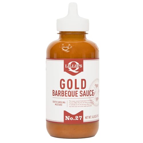 Lillie's Q Gold Barbecue Sauce, Case of 6, 14.8 Fl Oz Bottles