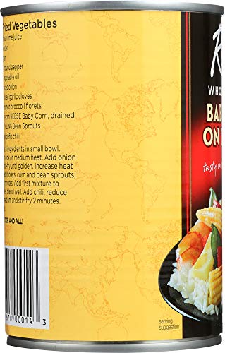 Reese Baby Corn On The Cob, Case of 12, 15 oz Cans