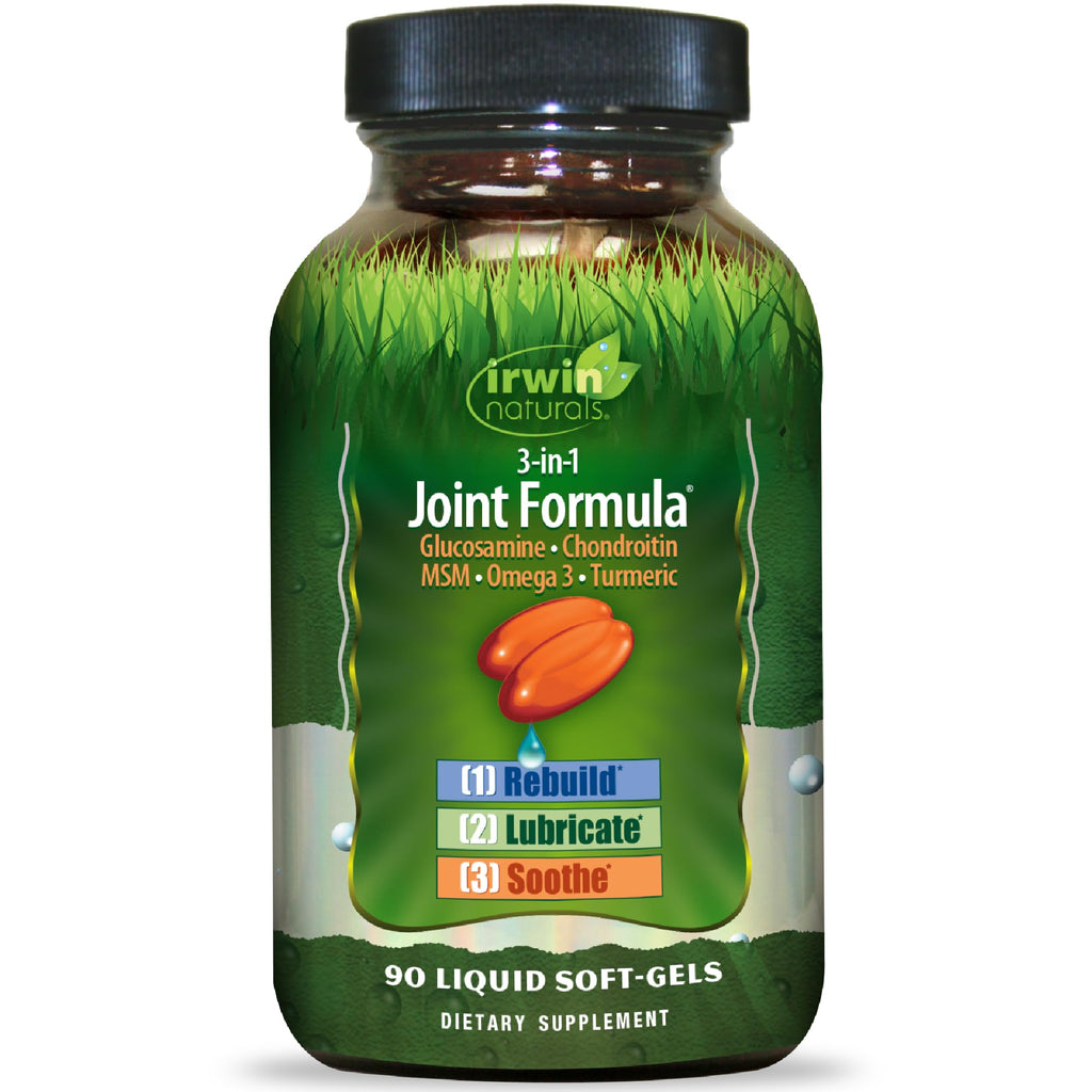 Irwin Naturals 3-In-1 Joint Formula, 90 Liquid Soft-Gels