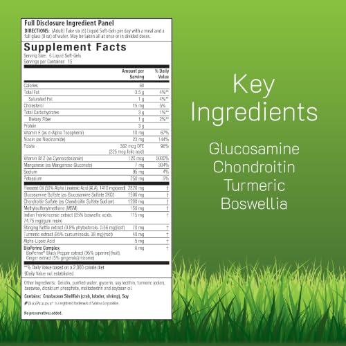 Irwin Naturals 3-In-1 Joint Formula, 90 Liquid Soft-Gels