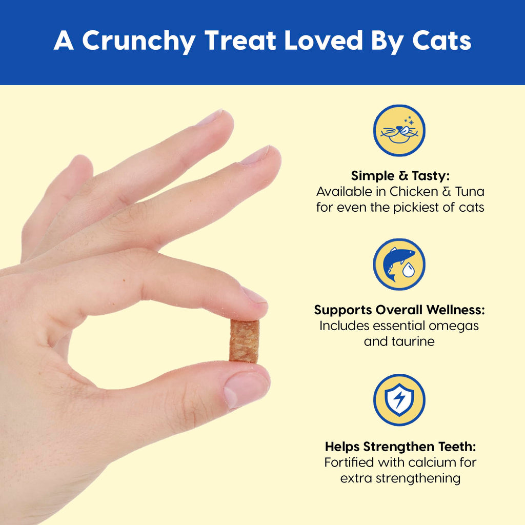 Ark Naturals Dental Chew Strength Kmo Chicken, Case of 6, 3 oz Packs