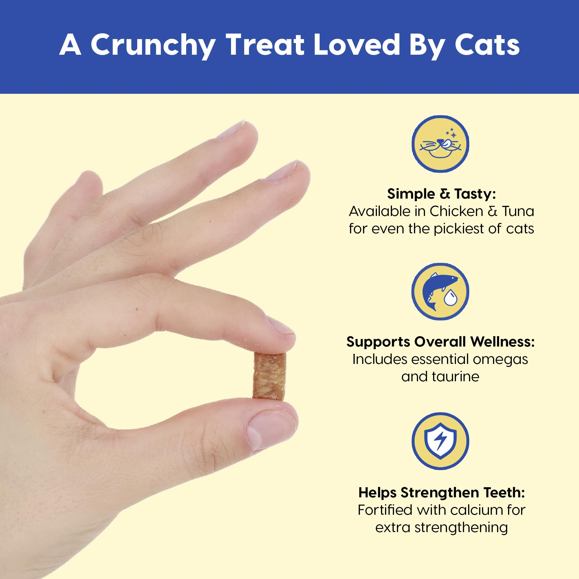 Ark Naturals Dental Chew Strength Kmo Chicken, Case of 6, 3 oz Packs